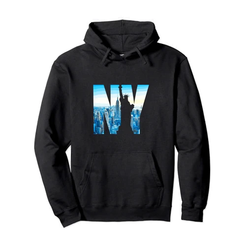 New Yorker NYC Manhatten Gift, Present, Tee New York City design NYC Statue Of Liberty Urban Pullover Hoodie