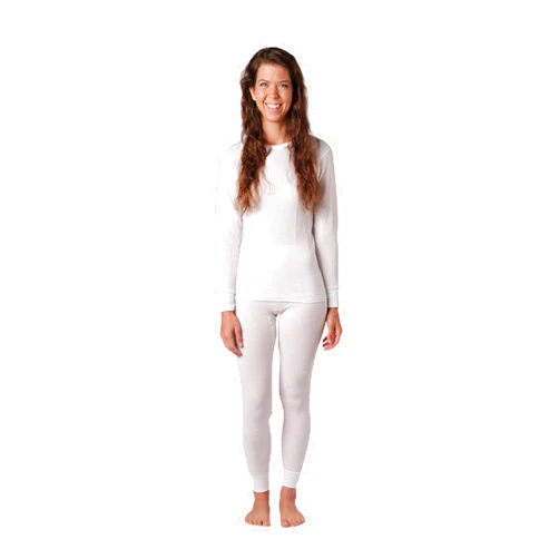Indera Women's Warmwear Traditional Thermals Crew and Pant Set