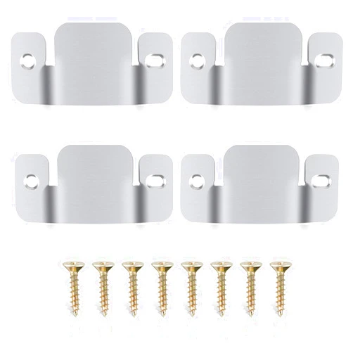 AWTOK Sectional Sofa Connector Bracket, Sectional Couch Connectors Bands for Sectionals,Furniture Connectors with Screws,4 Pieces
