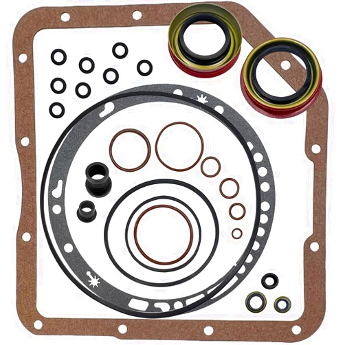 GOLKNHA Turbo 350 TH350 TH350C Transmission External Gasket Seal Reseal Kit, Filler Tube O-Ring & More Fits THM-250, 250C, 350, 350C & 375B Transmissions, Maximum Coverage with Metal Clad Seals