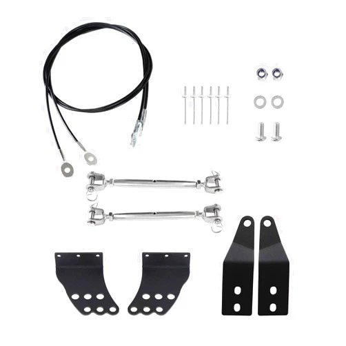 KOLEMO Limb Risers Kit Compatible with for Jeep Wrangler TJ 1997-2006 JL Gladiator JT JLU 2018-2024 Limb Riser Through The Jungle Protector Obstacle Eliminate Rope