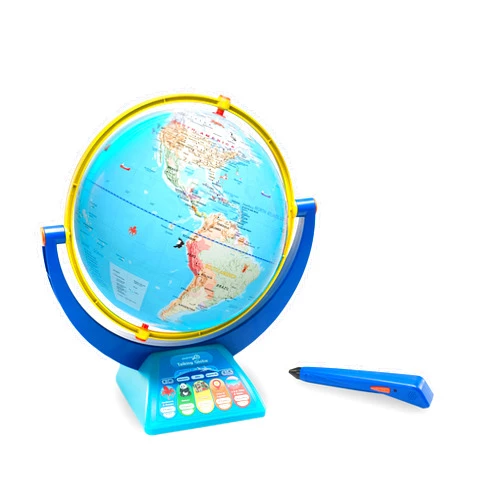 Educational Insights GeoSafari Jr. Talking Interactive Globe with Talking Pen for Kids, Featuring Bindi Irwin, Gift for Boys & Girls, Ages 4+
