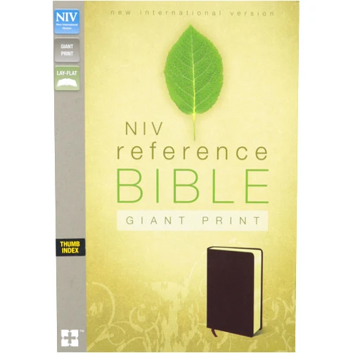 By Zondervan (Author) NIV, Reference Bible, Giant Print, Bonded Leather, Burgundy, Indexed