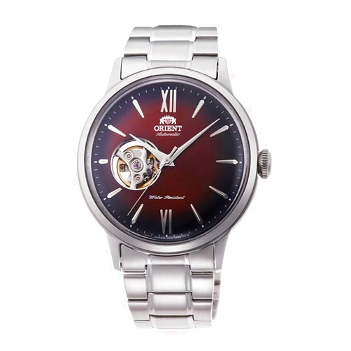 Orient Mens Analogue Automatic Watch with Stainless Steel Strap RA-AG0027Y10B, Steel Garnet, Bracelet