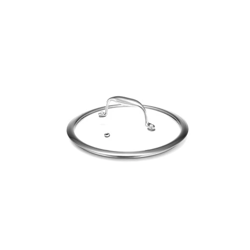 HexClad Tempered Glass Lid, 8-Inch, Designed for HexClad Hybrid Cookware, Steam Vented, Dishwasher Safe