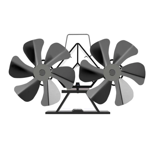 Miaton Wood Stove Fan Heat Powered Stove Fan Non Electric | Dual Motor Fireplace Fan | Thermal Fan for Wood Stove | Heat Activated Fan | Cocoon Fan | Wood Burning Stove Fans