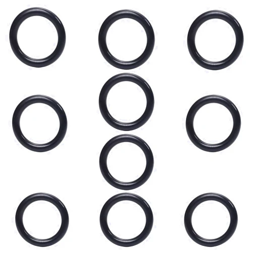 Othmro 10pcs Nitrile Rubber O-Rings, 5mm Wire Dia 35mm OD Metric Sealing Nitrile NBR Rubber Washers for Oil or Air Sealing, Professional Plumbing, Car Repair, Air or Gas Connections Black