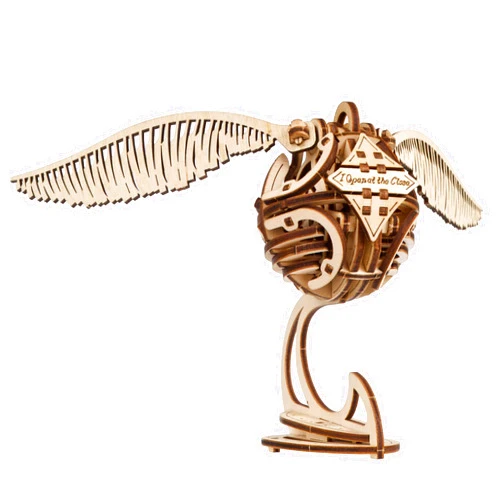UGEARS Wooden 3D Puzzles for Adults - Harry Potter Golden Snitch Model Building Kits - DIY Kits for Adults - 3D Puzzle Harry Potter Puzzle Set Crafts for Adults - 3D Model Kits for Adults - 120 Pcs
