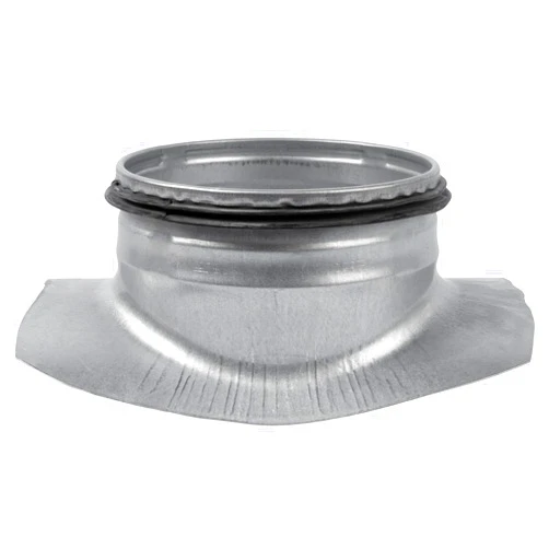 Repa Market Round Saddle Take Off for 10'' Inch Duct - 5'' Outlet Branch Extension - 90 Degree Splitter - Vent Duct Transition - Round Take-Off with Rubber Gasket for Better Fit - HVAC Takeoff Ducting