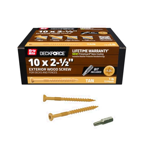 Grip-Rite GRDF212STT1 DeckForce #10 x 2-1/2