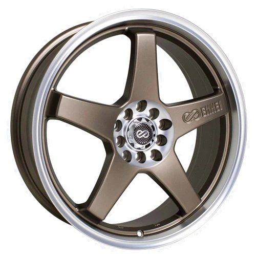 ENKEI - ev5 - 17 Inch Rim x 7 - (4x100/4x4.5) Offset (45) Wheel Finish - matte bronze with machined lip