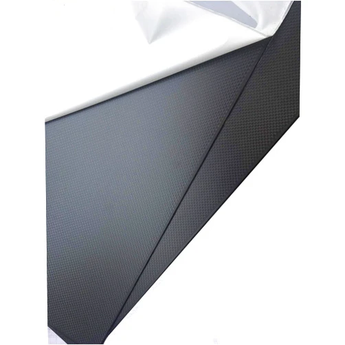 XMRISE Carbon Fiber Sheets Board Plate Panel 3K Rigid 300mmx350mm Plain Weave Matte Surface for Drone Robots RC,Thickness0.5mm