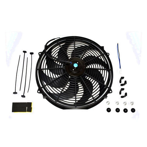 A-Team Performance A-Team Universal High Performance Radiator Electric Cooling Fan Assembly Kit - 16