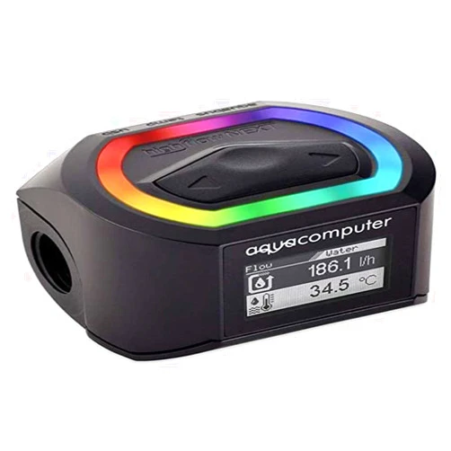 Aquacomputer G1/4 Next RGBpx Flow Sensor - High Flow (53293)