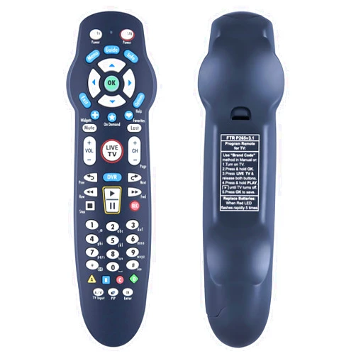 RETROSUN Replacement Remote Control for Frontier Cable Box TV FTR P265v3.1, for Verizon FIOS RC26655006/03B
