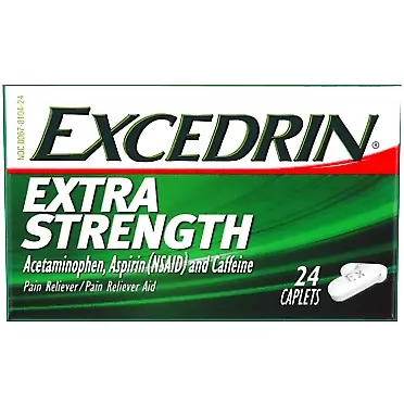 Excedrin Extra Strong Caplets, 24 Count