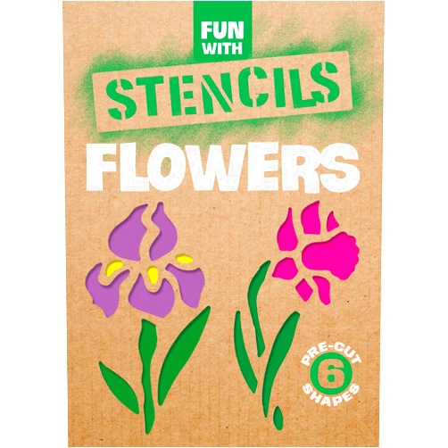 Paul E. Kennedy Fun with Stencils: Flowers (Dover Little Activity Books: Flowers)