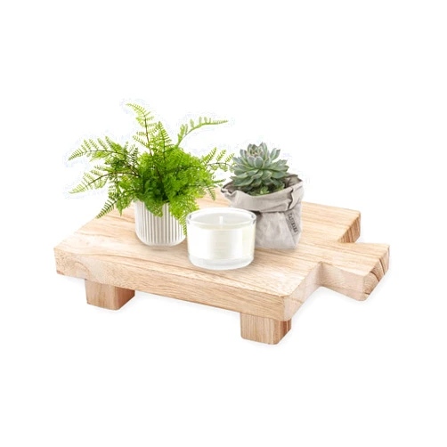 Nlajizty Wood Pedestal Stand, Bathroom Kitchen Soap Tray for Bottles Plant Makeup Tissues Candles Guest Jewelry Decor.