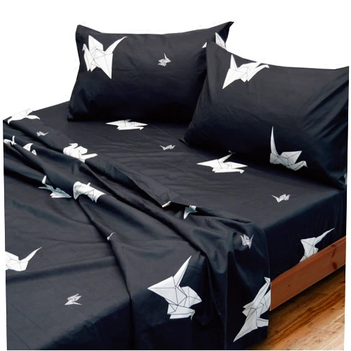 Essina King Sheet Set – 4 Pcs Kids Bed Sheet Set King Size with Flat Sheet, 16-inch Deep Pocket Fitted Sheet, 2 Pillow Cases – Soft Microfiber Sheets – Luxurious King Size Sheets – Origami