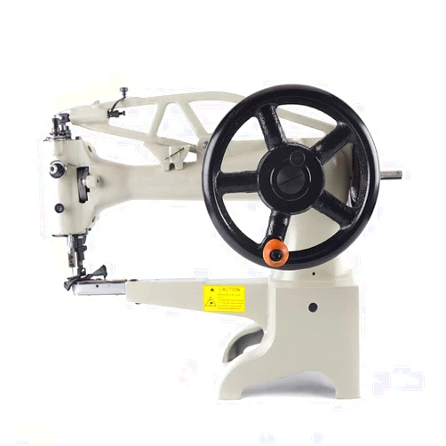 YIYIBYUS Industrial Leather Sewing Machine 11.8Inch Manual Shoes Repairing Straight Stitch 500spm DIY Patch Leather Sewing Machine Heavy Duty Hand Cobbler Leather Patch Machine