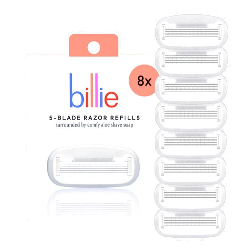 Billie Women’s Razor Refill Blades 5-Blade Cartridges - 8 count