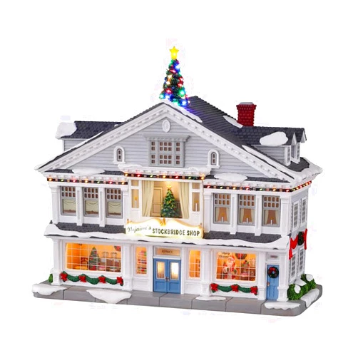 Lemax Village Collection Nejaime's Stockbridge Shop, with 4.5V Adaptor