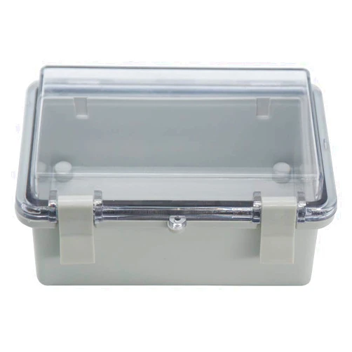 Otdorpatio Junction Box IP65 Dustproof Waterproof ABS Plastic Project Box Hinged Shell Universal Electrical Enclosure Clear Cover 5.91 x3.94 x2.76inch(150 x100 x70mm)