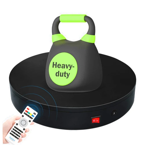 ComXim 7.9In Remote Motorized Electric Turntable Rotating Display Stand Spinning Rotating Platform 360 Photography Turntable lazy susan base giratoria para for Photography,Display (Load Range:40~100lbs)