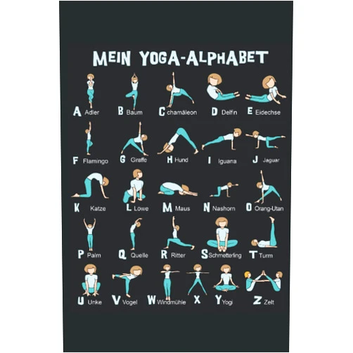 Einschulung Kindergarten Vorschule Kinder ABC Mein YOGA ABC Alphabet A-Z der Yoga Techniken (German Edition)