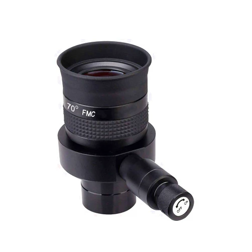 SVBONY SV152 Reticle Eyepiece 1.25 Inch Crosshair Eyepiece 20mm Illuminated Centering Telescope Eyepiece SWA 70 Degree Adjustable Telescope Accessory for Perfectly Guided Star Astrophotography