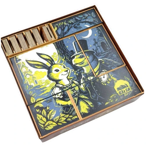 The Riverside Realm Unofficial Everdell Duo Game Organizer Insert – 3D Printed Storage Solution – Compatible with Everdell Duo Board Game – Fast Setup & Component Storage