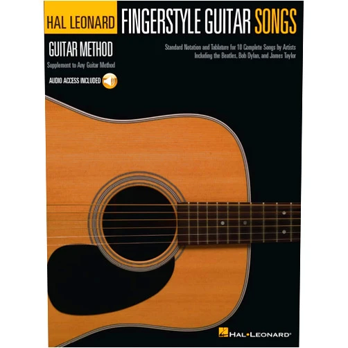 By Various (Author) Fingerstyle Guitar Songs - Hal Leonard Guitar Method Supplement (Book/Online Audio) (Hal Leonard Guitar Method (Songbooks))