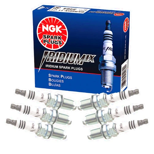Newparts NGK Set of 6 Iridium IX Spark Plugs For Audi BMW Jaguar Mitsubishi Porsche VW
