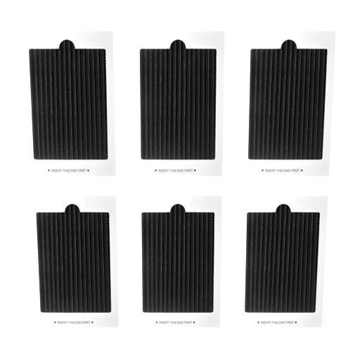 Funisway Refrigerator Air Filter Replacement 6 Pack - Carbon Activated Filter Compatible with Frigidaire & Electrolux Pure Air Ultra Reduce Odors for EAFCBF, PAULTRA, RAF1150, 242047801, 242047804,242061001