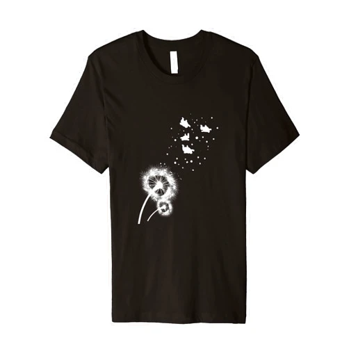 Cool Airborne Ranger Gardener Paratrooper Skydive Cute Skydiver Dandelion Parachutist Flower Skydiving Coach Premium T-Shirt