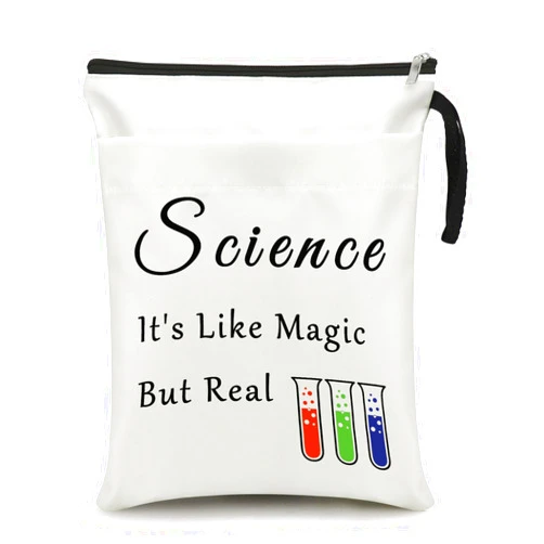 Sazuwu Science Gifts Book Sleeve Bookish Book Covers Science Lovers Gifts Ideas Medical Lab Scientist Gifts Book Protector Pouch for Paperbacks Science Teacher Appreciation Gifts Birthday Christmas Gifts