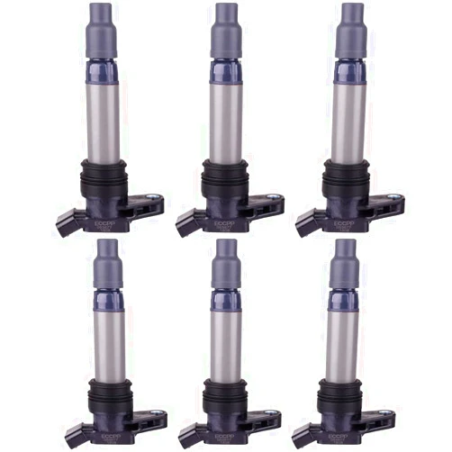 cciyu Pack of 6 Ignition Coils for Land Rover LR2 for Volvo S60/S80/V70/XC60/XC70/XC90 2007-2016 Fits for UF594 C1677