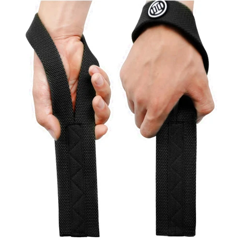 LUXIAOJUN Weight Lifting Wrist Straps (Pair) for Olympic Weightlifting, Powerlifting, Strength Training - 12'' Wrist Straps - Men or Women