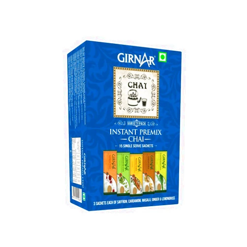 Girnar Instant Tea Premix Variety Pack, 36 Sachets