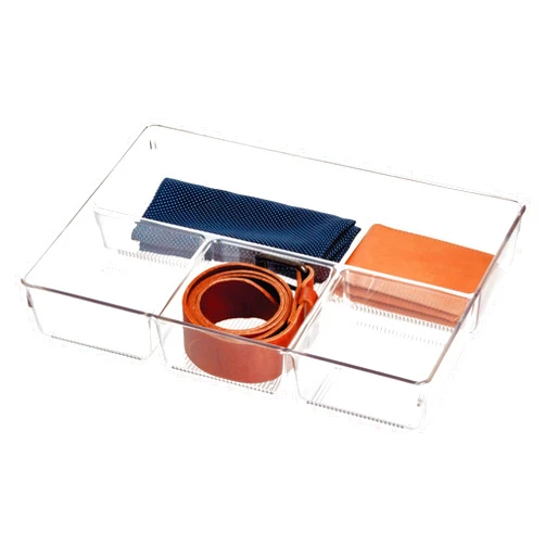 InterDesign iDesign Vanity/Cosmetic Organizer, Set of 1, Clear