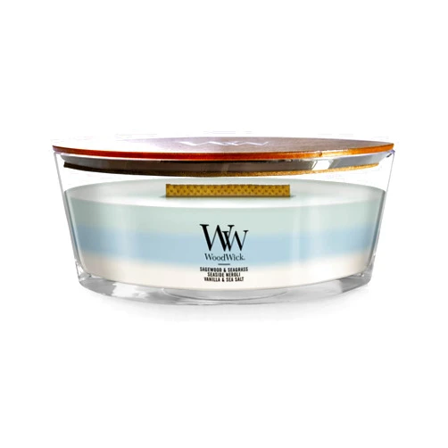 WoodWick Ellipse Candle, Oceanic Trilogy, 16 oz.