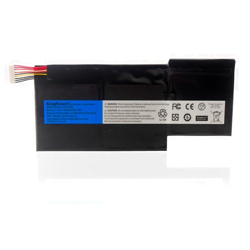 KingSener BTY-M6K Laptop Battery Replacement for MSI Stealth Pro GF63 GF65 GF75 GS63VR GS73VR 7RG 7RG-005 Thin 8RB 8RC 8RD 8RD-031TH 8RC 8RF 8SC 8RX 9SC 9SCXR WS63 8SK WP65 WF65 WF75 MS-16K3