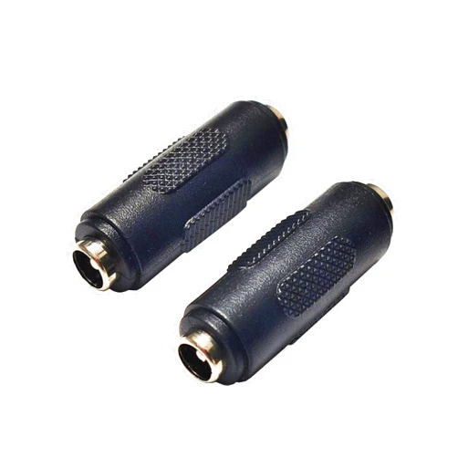 SHANFEILU DC 5.5mm x 2.1mm Female to Female Power Jack Connector DC Barrel Charge 2.1mm X 5.5mm Adapter Female Coupler for Led Strip Light Security Camera 2pcs