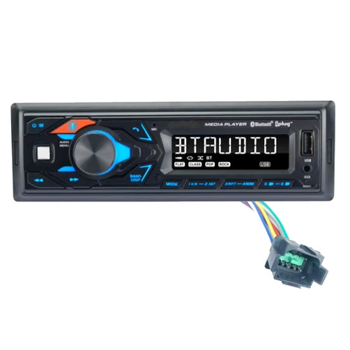 Generic 12 Volt Plug & Play Radio for Caterpillar Excavator Dozer Loader AM/FM/BT/AUX