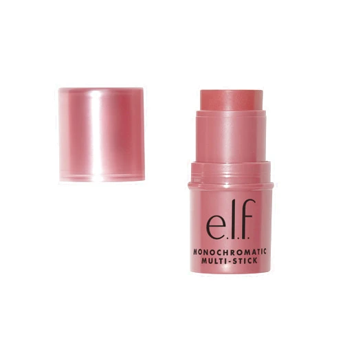 e.l.f. Monochromatic Multi Stick, Creamy, Lightweight, Versatile, Luxurious, Adds Shimmer, Easy To Use On The Go, Blends Effortlessly, Sparkling Rose, 0.17 Oz
