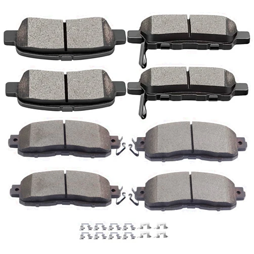 SCITOO Ceramic Brake Pads Kits,SCITOO 8pcs Brakes Pads Set fit for 2013 2014 2015 2016 2017 for Nissan Altima