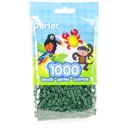 Perler Beads Fuse Beads for Crafts, 1000pcs, Evergreen