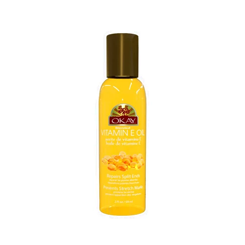 OKAY VITAMIN E OIL for HAIR, SKIN and NAIL 2oz / 59ml