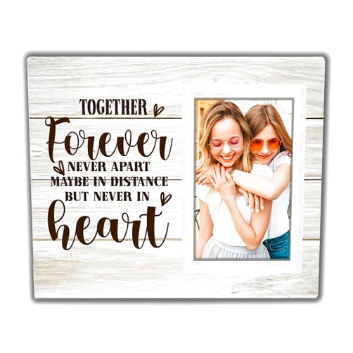 SZ-PengXin Friends Forever Never Apart, Gifts for Women, BFF, Besties, Long Distance Friendship Photo Frame GiftGoing Away Picture Frame 6X4 In Gift Birthday Christmas Graduation for Best Friends Sister Bestie