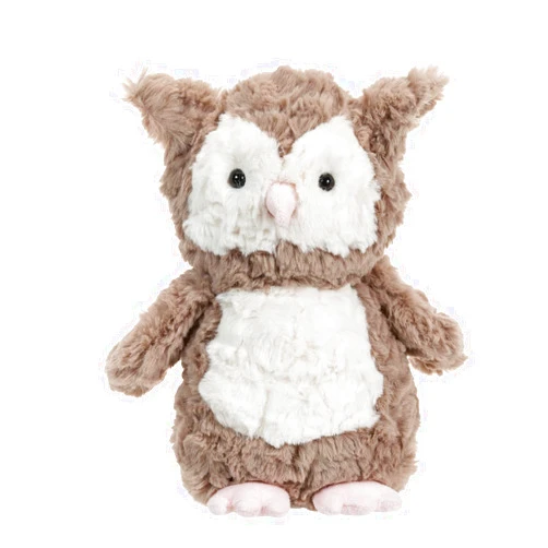 Apricot Lamb Toys Plush Brown Owl Stuffed Animal Soft Cuddly Perfect for Child (Brown Owl,10 Inches)